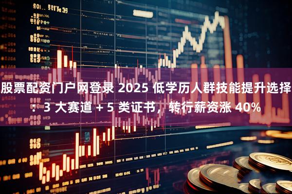 股票配资门户网登录 2025 低学历人群技能提升选择:3 大赛道 + 5 类证书,转行薪资涨 40%